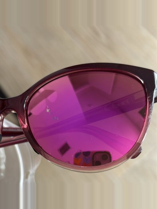 Maui Jim Olu Olu Mj 537-07A Burgundy Fade MAUI Sunrise Pink Lens - SEE DETAIL